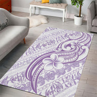 Hawaii Plumeria Lokelani Pikake Lei Area Rug Poni Polynesian Tattoo