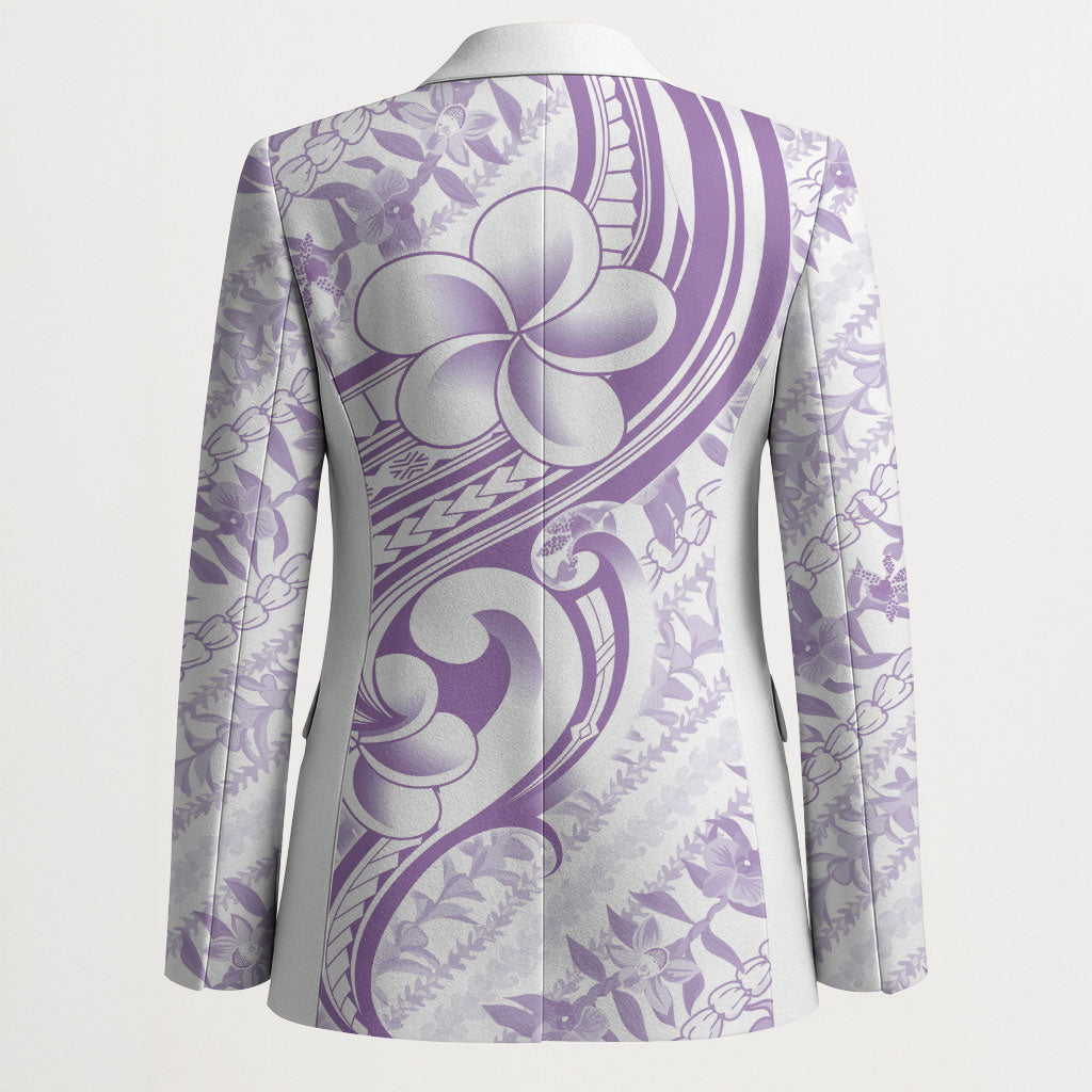 Hawaii Plumeria Lokelani Pikake Lei Blazer Poni Polynesian Tattoo