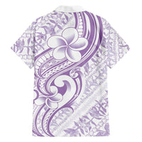 Hawaii Plumeria Lokelani Pikake Lei Family Matching Tank Maxi Dress and Hawaiian Shirt Poni Polynesian Tattoo LT9 - Polynesian Pride