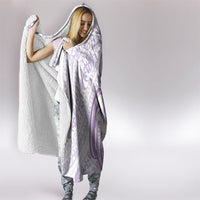 Hawaii Plumeria Lokelani Pikake Lei Hooded Blanket Poni Polynesian Tattoo LT9 - Polynesian Pride