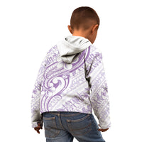Hawaii Plumeria Lokelani Pikake Lei Kid Hoodie Poni Polynesian Tattoo