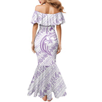 Hawaii Plumeria Lokelani Pikake Lei Mermaid Dress Poni Polynesian Tattoo LT9 - Polynesian Pride