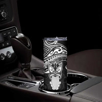 New Zealand Te Reo Maori Skinny Tumbler Kia Kaha Maori Language Week Black Style LT9 - Polynesian Pride