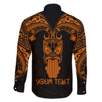Personalised New Zealand Te Reo Maori Family Matching Puletasi Dress and Hawaiian Shirt Kia Kaha Maori Language Week Gold Style LT9 - Polynesian Pride