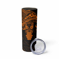 Personalised New Zealand Te Reo Maori Skinny Tumbler Kia Kaha Maori Language Week Gold Style LT9 - Polynesian Pride