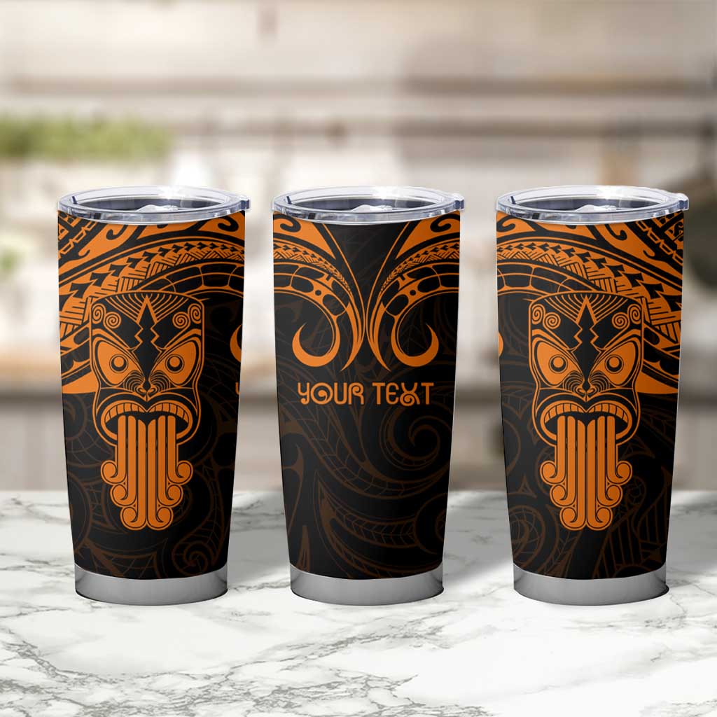 Personalised New Zealand Te Reo Maori Tumbler Cup Kia Kaha Maori Language Week Gold Style LT9 - Polynesian Pride