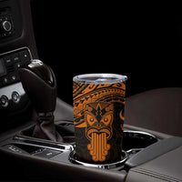 Personalised New Zealand Te Reo Maori Tumbler Cup Kia Kaha Maori Language Week Gold Style LT9 - Polynesian Pride