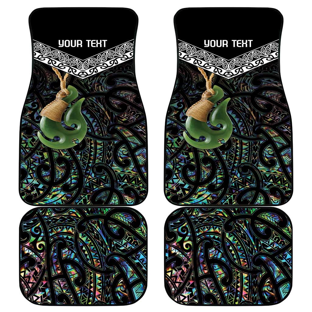 Personalised Maori Manaia Car Mats New Zealand Tribal Hei Matau Papua Shell LT9 - Polynesian Pride