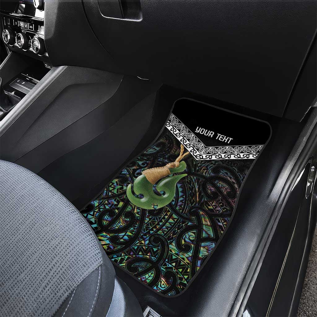 Personalised Maori Manaia Car Mats New Zealand Tribal Hei Matau Papua Shell LT9 - Polynesian Pride
