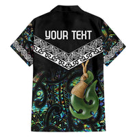Personalised Maori Manaia Family Matching Short Sleeve Bodycon Dress and Hawaiian Shirt New Zealand Tribal Hei Matau Papua Shell LT9 - Polynesian Pride