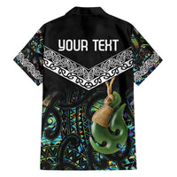 Personalised Maori Manaia Hawaiian Shirt New Zealand Tribal Hei Matau Papua Shell LT9 - Polynesian Pride