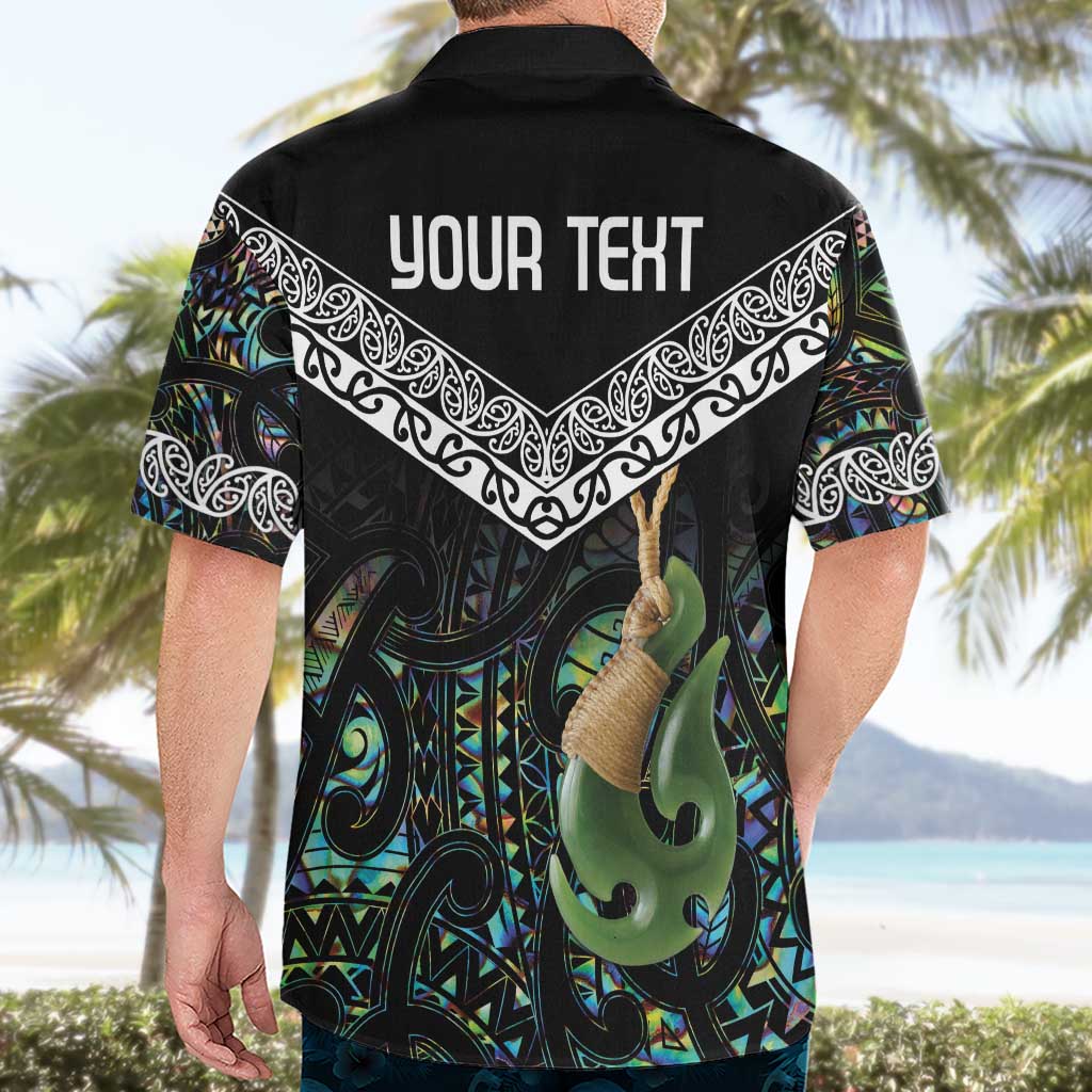 Personalised Maori Manaia Hawaiian Shirt New Zealand Tribal Hei Matau Papua Shell LT9 - Polynesian Pride