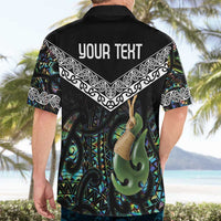 Personalised Maori Manaia Hawaiian Shirt New Zealand Tribal Hei Matau Papua Shell LT9 - Polynesian Pride