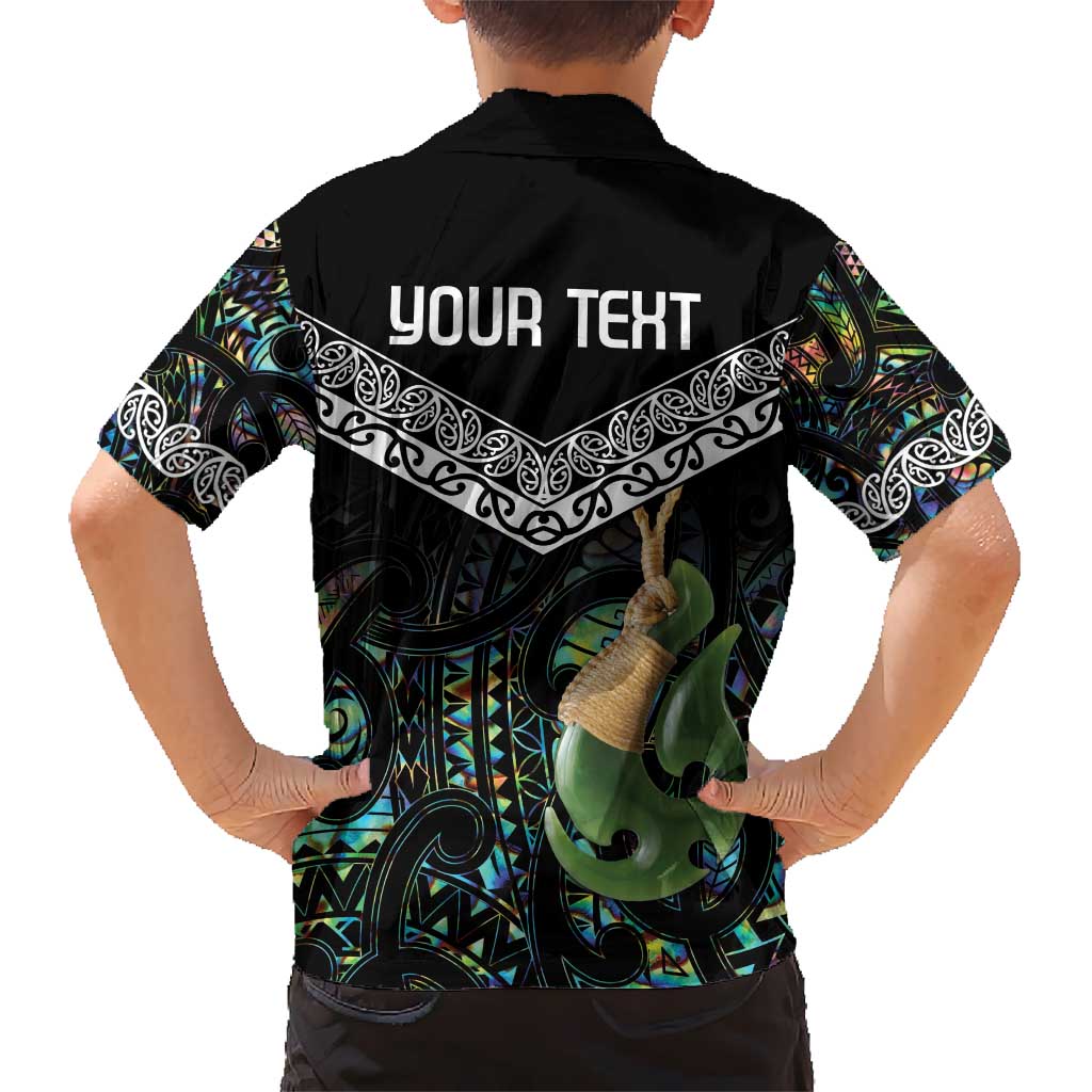 Personalised Maori Manaia Hawaiian Shirt New Zealand Tribal Hei Matau Papua Shell LT9 - Polynesian Pride