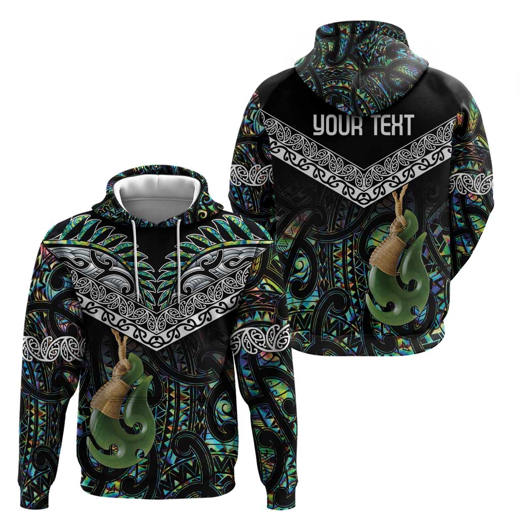 Personalised Maori Manaia Hoodie New Zealand Tribal Hei Matau Papua Shell LT9 - Polynesian Pride