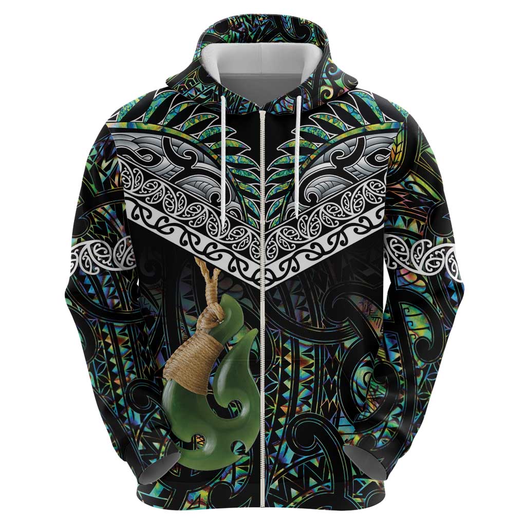 Personalised Maori Manaia Hoodie New Zealand Tribal Hei Matau Papua Shell LT9 - Polynesian Pride
