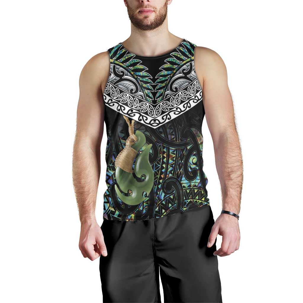 Personalised Maori Manaia Men Tank Top New Zealand Tribal Hei Matau Papua Shell LT9 - Polynesian Pride