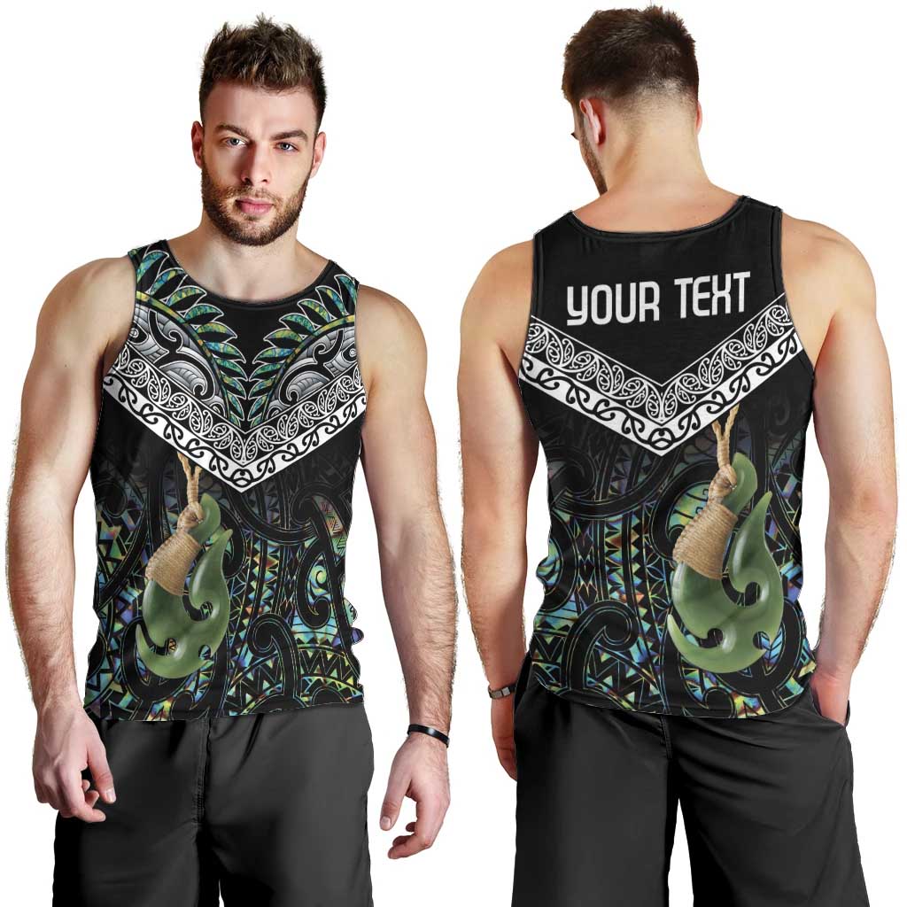 Personalised Maori Manaia Men Tank Top New Zealand Tribal Hei Matau Papua Shell LT9 - Polynesian Pride