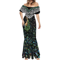 Personalised Maori Manaia Mermaid Dress New Zealand Tribal Hei Matau Papua Shell LT9 - Polynesian Pride