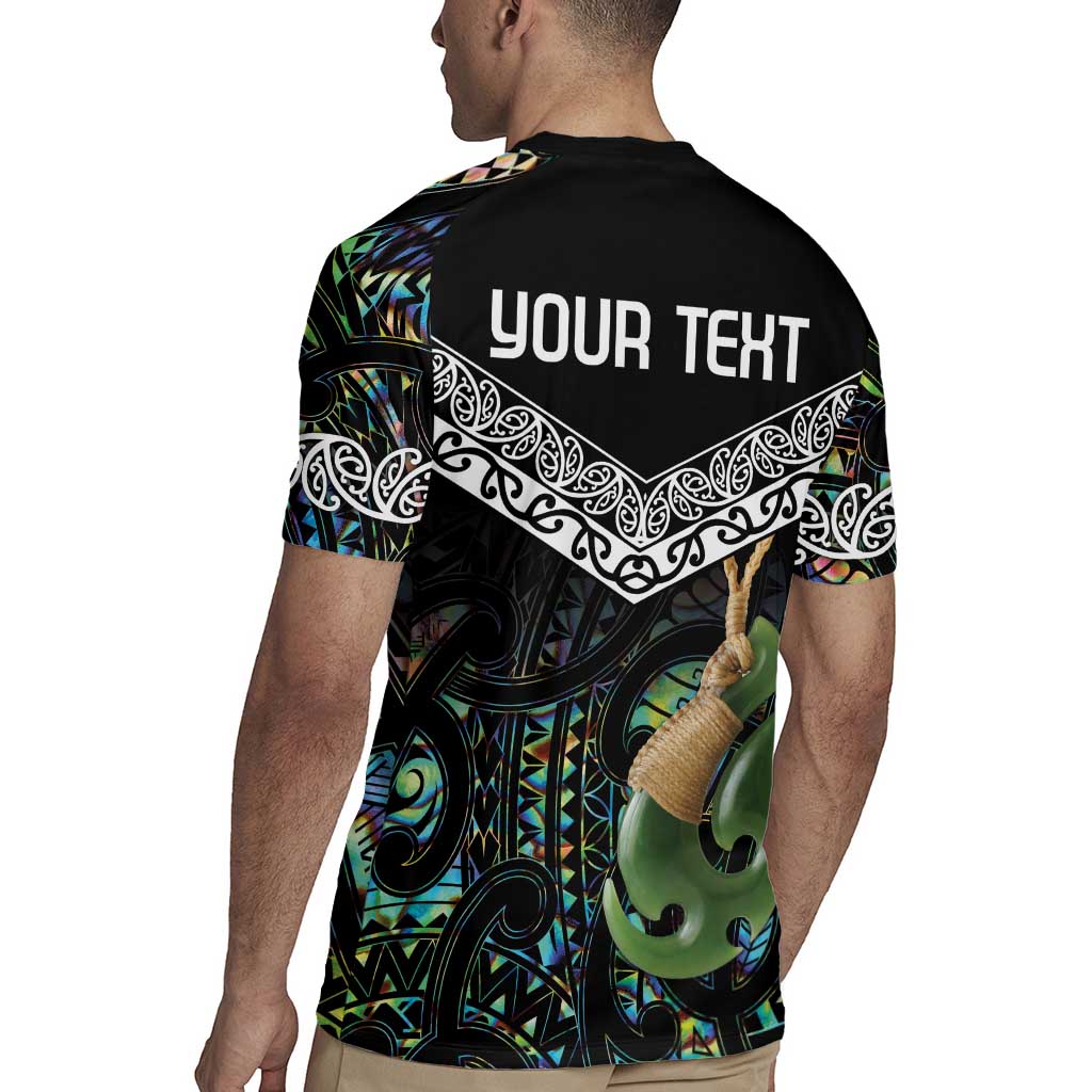 Personalised Maori Manaia Rugby Jersey New Zealand Tribal Hei Matau Papua Shell LT9 - Polynesian Pride