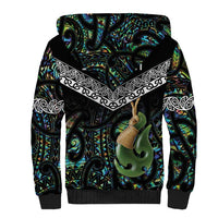 Personalised Maori Manaia Sherpa Hoodie New Zealand Tribal Hei Matau Papua Shell LT9 - Polynesian Pride