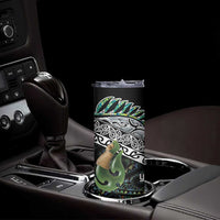 Personalised Maori Manaia Skinny Tumbler New Zealand Tribal Hei Matau Papua Shell LT9 - Polynesian Pride