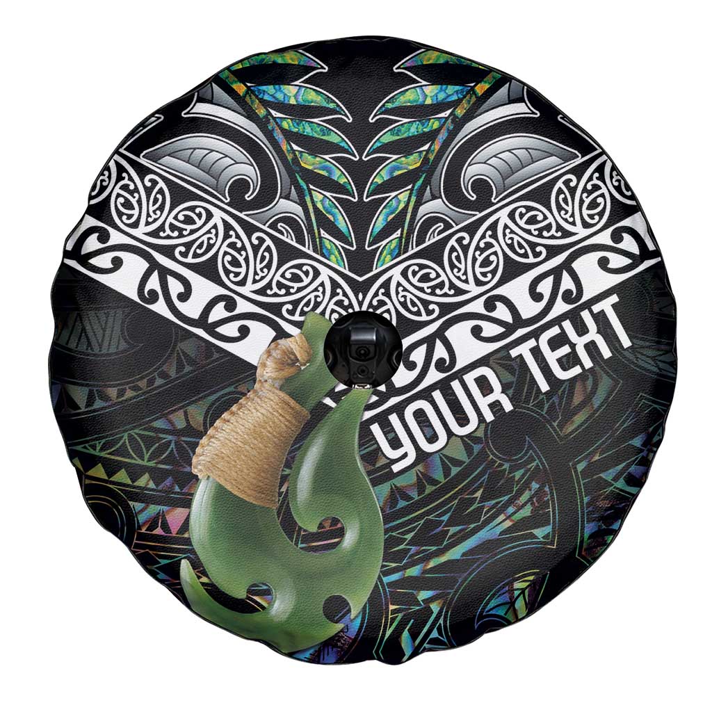Personalised Maori Manaia Spare Tire Cover New Zealand Tribal Hei Matau Papua Shell LT9 - Polynesian Pride