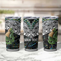 Personalised Maori Manaia Tumbler Cup New Zealand Tribal Hei Matau Papua Shell LT9 - Polynesian Pride