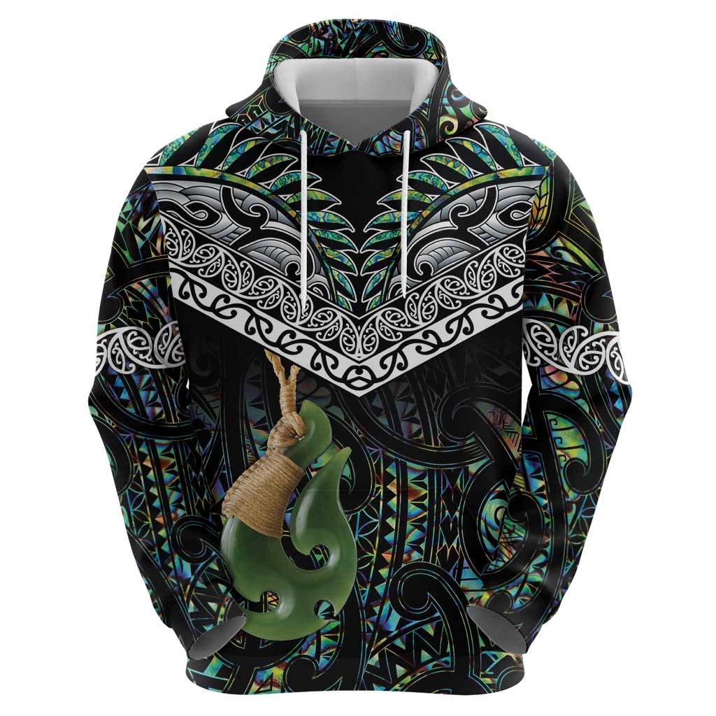 Personalised Maori Manaia Zip Hoodie New Zealand Tribal Hei Matau Papua Shell LT9 - Polynesian Pride