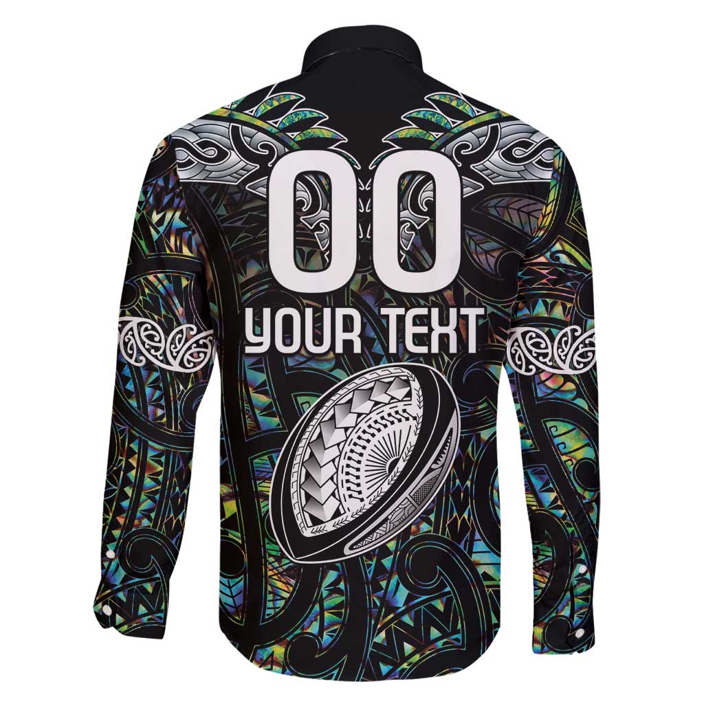 Custom New Zealand Family Matching Off Shoulder Maxi Dress and Hawaiian Shirt Maori Rugby Tattoo Papua Shell LT9 - Polynesian Pride
