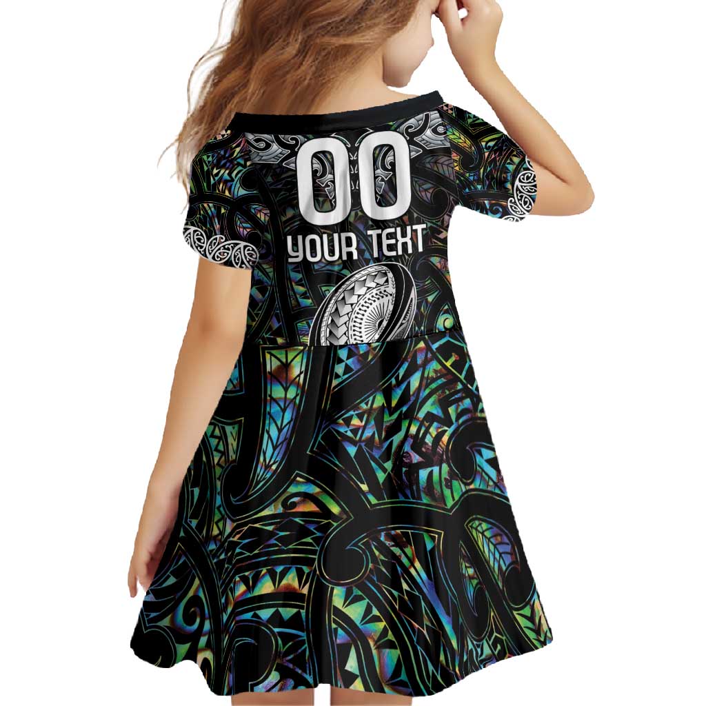 Custom New Zealand Family Matching Tank Maxi Dress and Hawaiian Shirt Maori Rugby Tattoo Papua Shell LT9 - Polynesian Pride