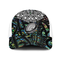 New Zealand Mesh Trucker Cap Maori Rugby Tattoo Papua Shell - Polynesian Pride