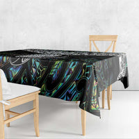 Custom New Zealand Tablecloth Maori Rugby Tattoo Papua Shell LT9 - Polynesian Pride