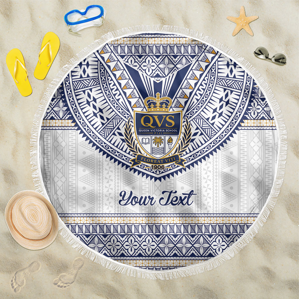 Fiji Queen Victoria School Personalised Beach Blanket QVS 120 Years Queen Victoria Alumni Legacy