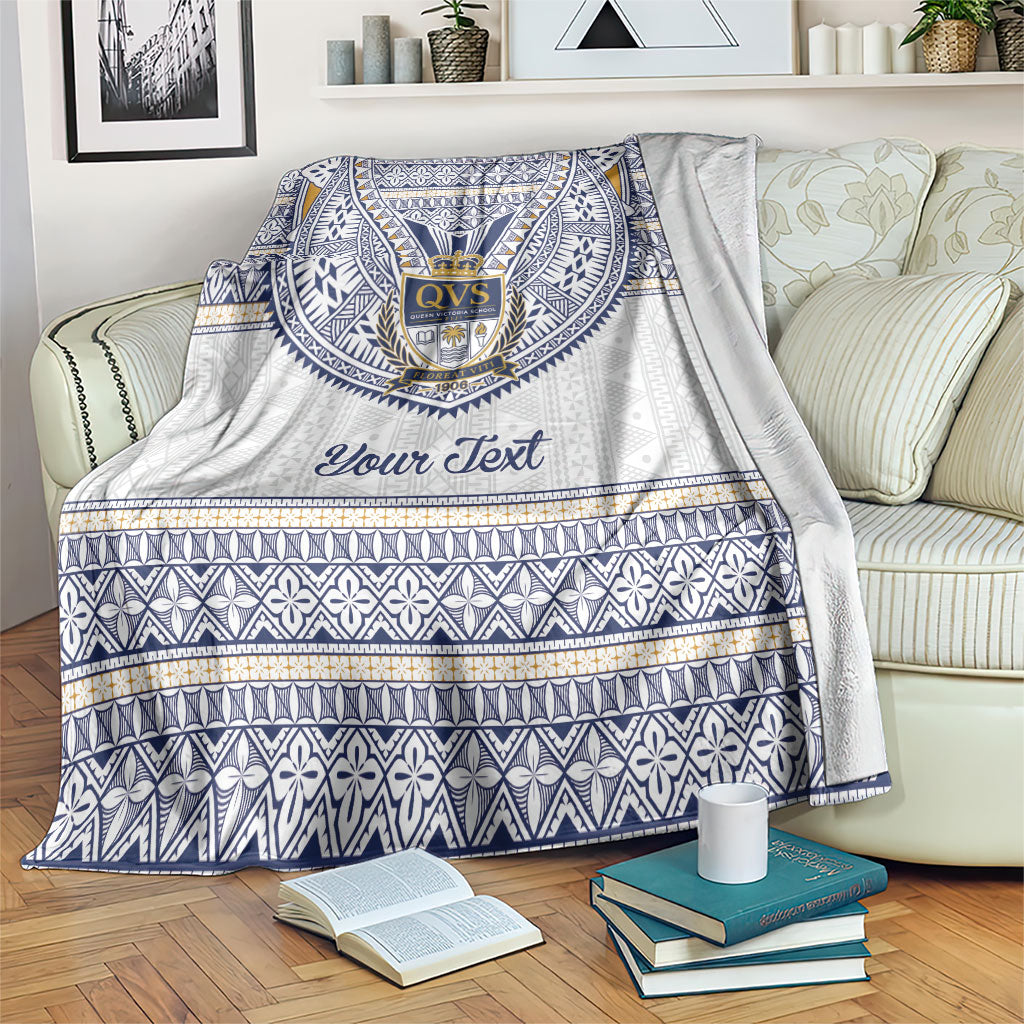 Fiji Queen Victoria School Personalised Blanket QVS 120 Years Queen Victoria Alumni Legacy
