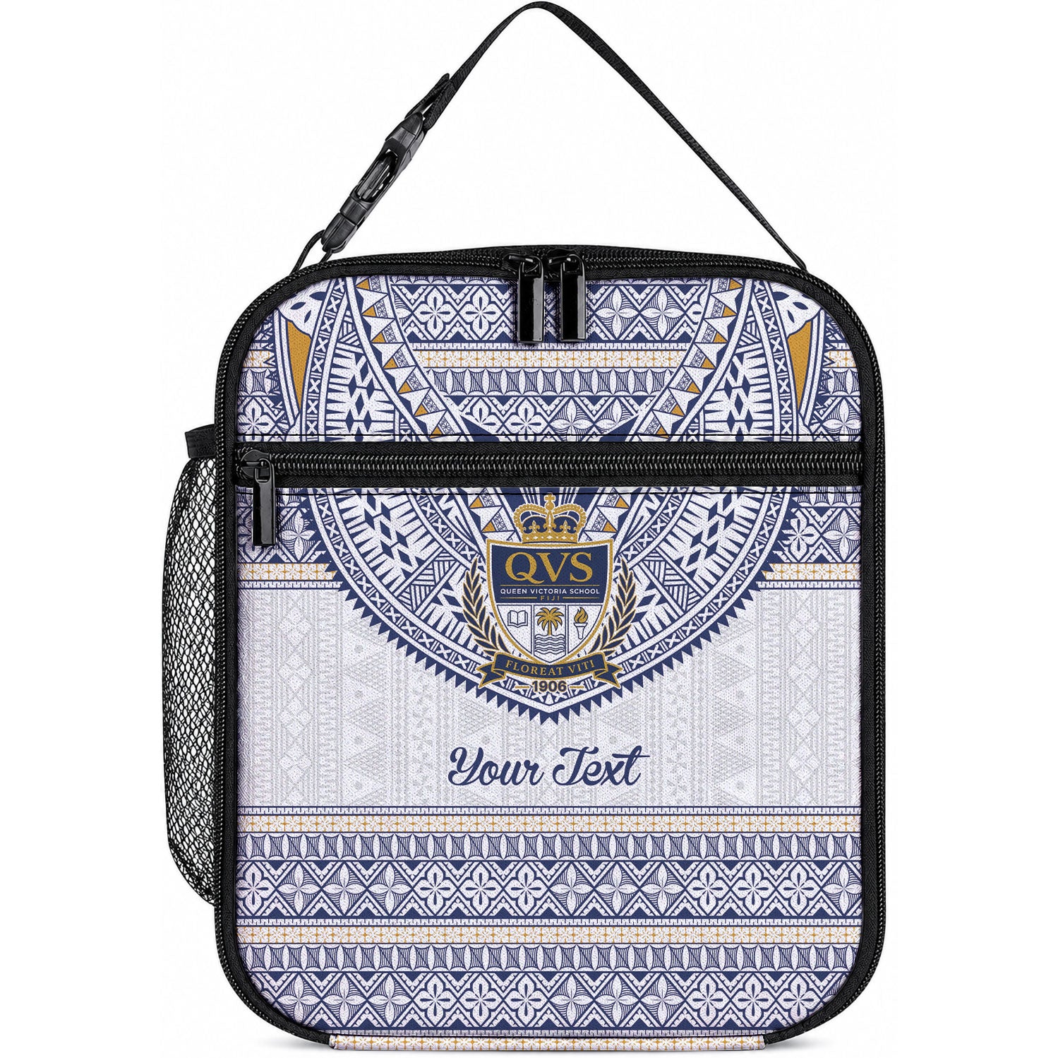 Fiji Queen Victoria School Personalised Lunch Bag QVS 120 Years Queen Victoria Alumni Legacy