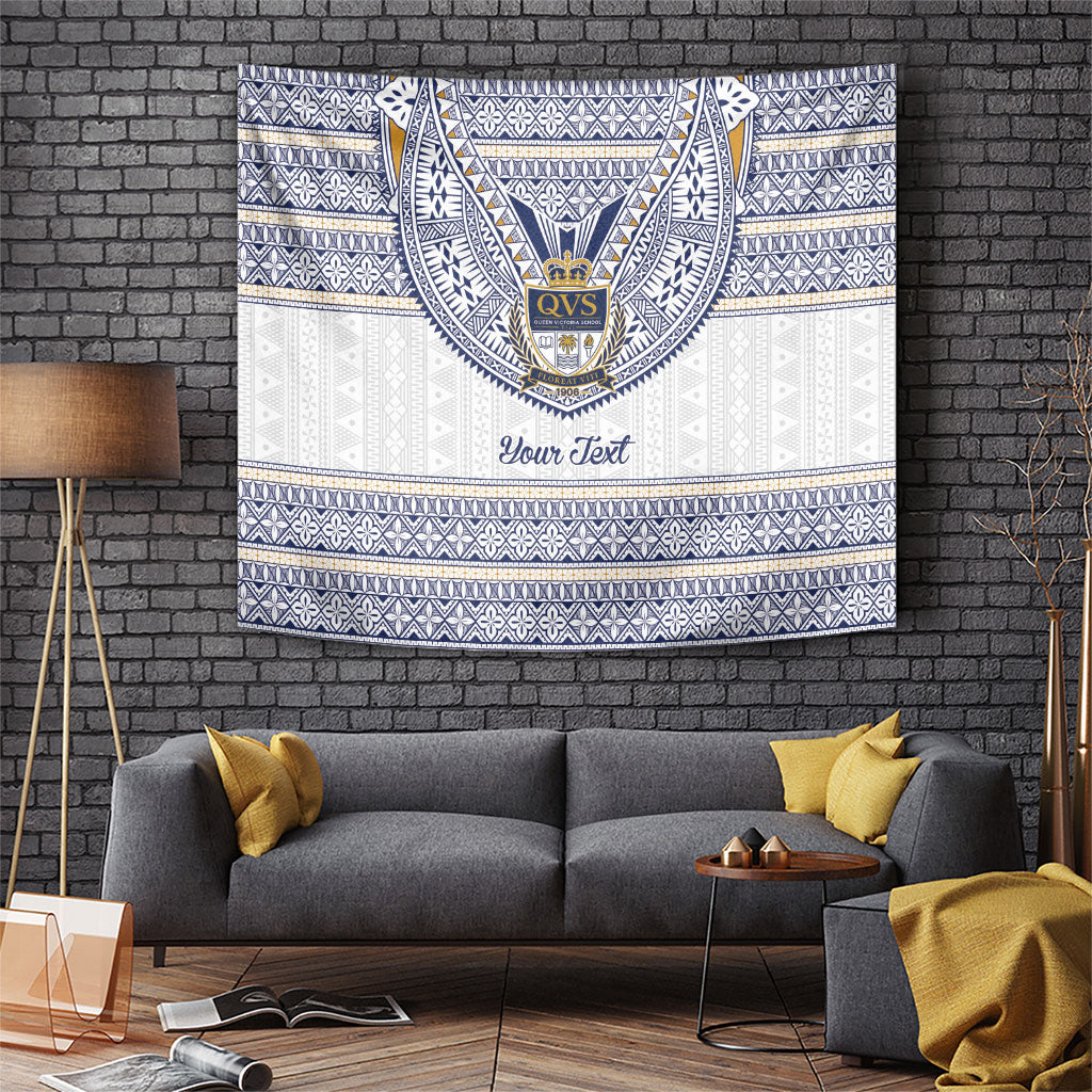 Fiji Queen Victoria School Personalised Tapestry QVS 120 Years Queen Victoria Alumni Legacy