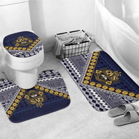 Fiji Queen Victoria School Bathroom Set QVS 1906 Generational School Legacy LT9 Mat Set Only (3 pcs) One Size Blue - Polynesian Pride