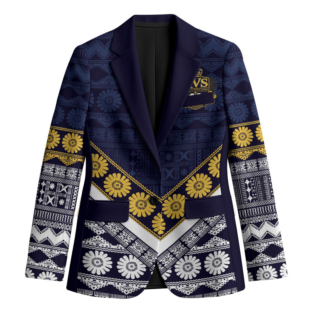 Fiji Queen Victoria School Blazer QVS 1906 Generational School Legacy LT9 Unisex Blue - Polynesian Pride