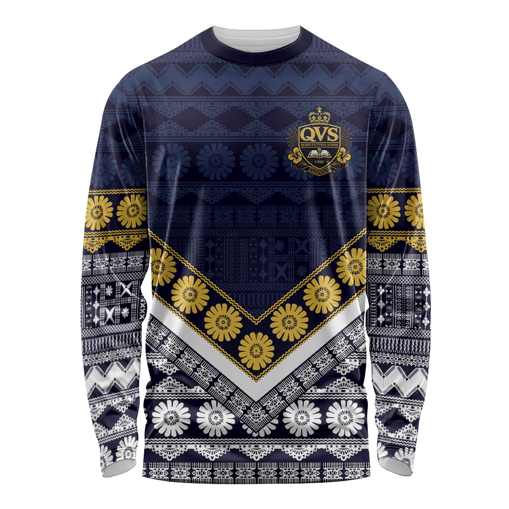 Fiji Queen Victoria School Long Sleeve Shirt QVS 1906 Generational School Legacy