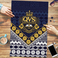 Fiji Queen Victoria School Puzzle QVS 1906 Generational School Legacy LT9 Blue - Polynesian Pride