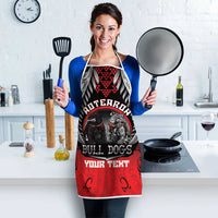 Aotearoa Bulldog Personalised Apron Maori Kowhaiwhai Motif - Polynesian Pride