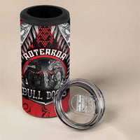 Aotearoa Bulldog Personalised 4 in 1 Can Cooler Tumbler Maori Kowhaiwhai Motif LT9 - Polynesian Pride