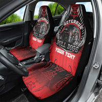 Aotearoa Bulldog Personalised Car Seat Cover Maori Kowhaiwhai Motif LT9 - Polynesian Pride