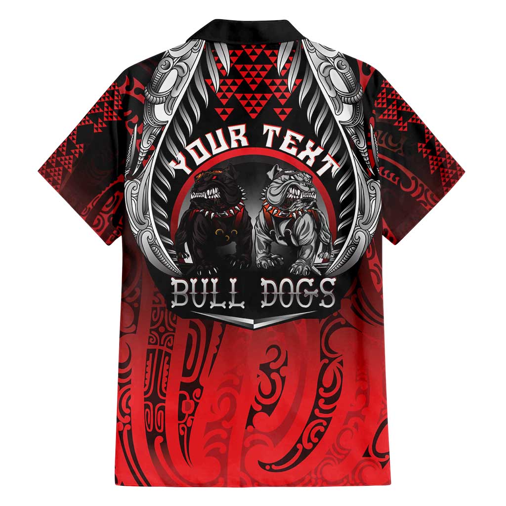 Aotearoa Bulldog Personalised Family Matching Summer Maxi Dress and Hawaiian Shirt Maori Kowhaiwhai Motif LT9 - Polynesian Pride
