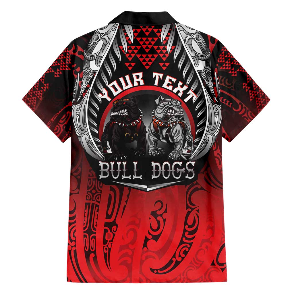 Aotearoa Bulldog Personalised Hawaiian Shirt Maori Kowhaiwhai Motif LT9 - Polynesian Pride