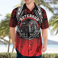 Aotearoa Bulldog Personalised Hawaiian Shirt Maori Kowhaiwhai Motif LT9 - Polynesian Pride