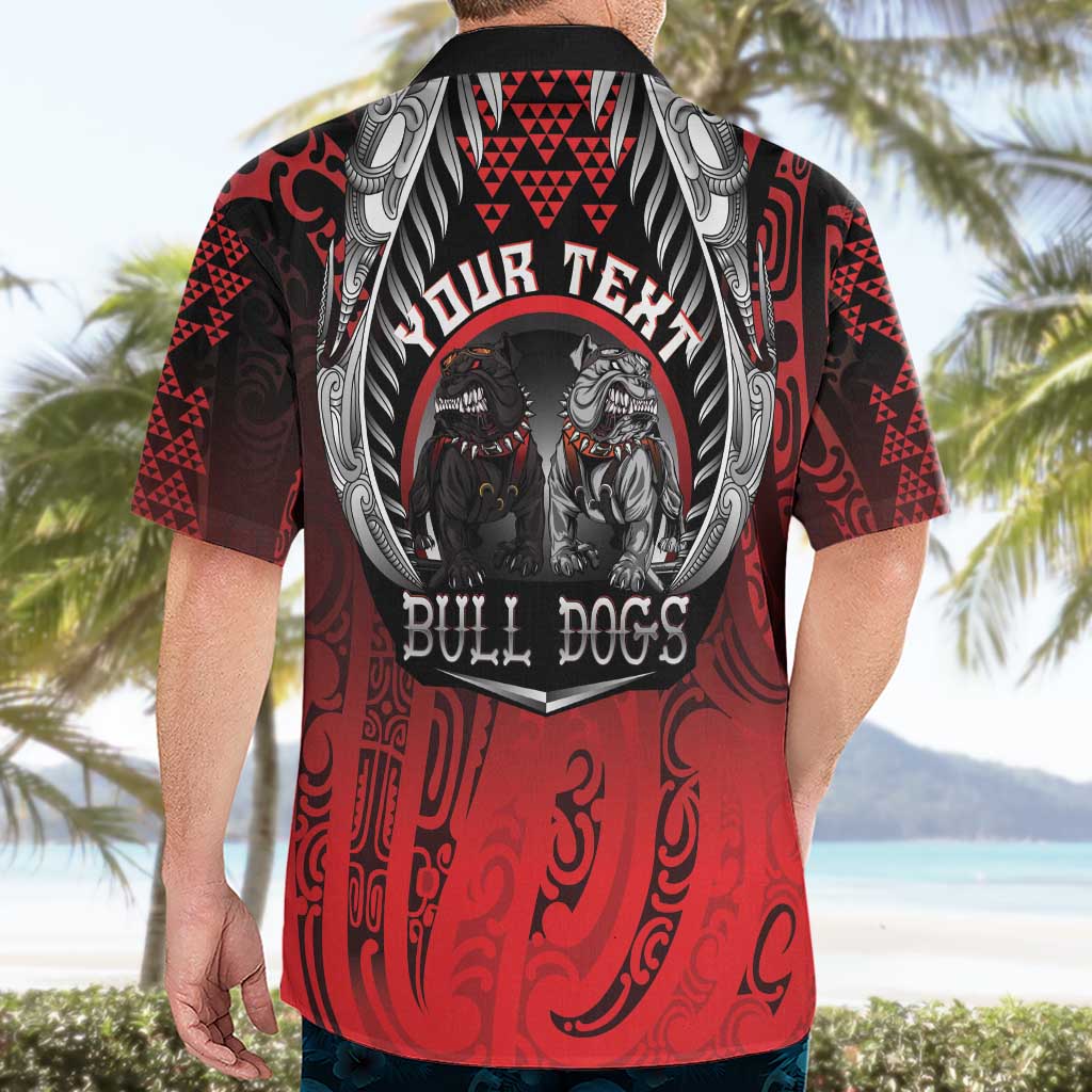 Aotearoa Bulldog Personalised Hawaiian Shirt Maori Kowhaiwhai Motif LT9 - Polynesian Pride
