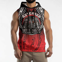 Aotearoa Bulldog Personalised Sleeveless Hoodie Maori Kowhaiwhai Motif LT9 - Polynesian Pride