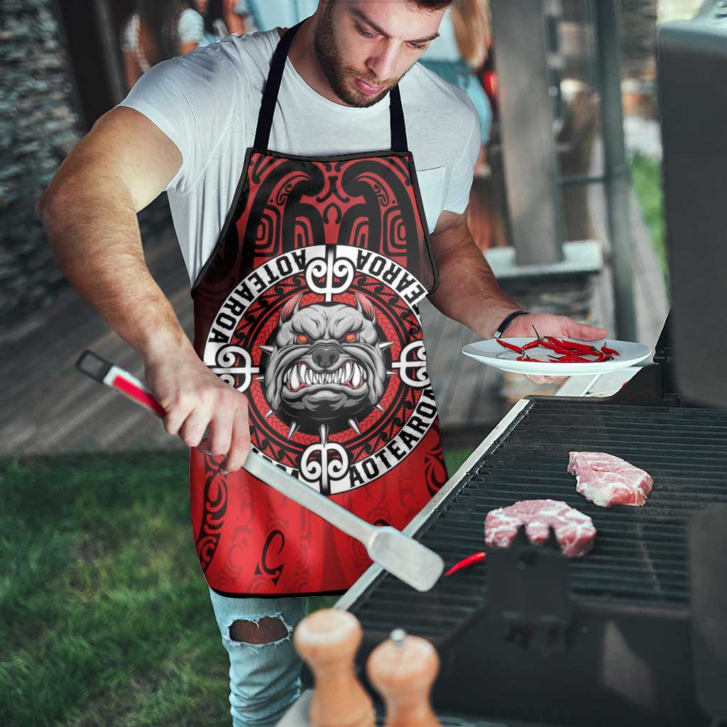 Aotearoa Bulldog Apron New Zealand Kowhaiwhai Tribal LT9 - Polynesian Pride